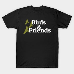 birds with friends cool T-Shirt